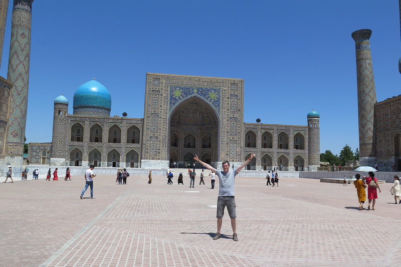 Registan madrassa- en moskeëenplein, Samarkand